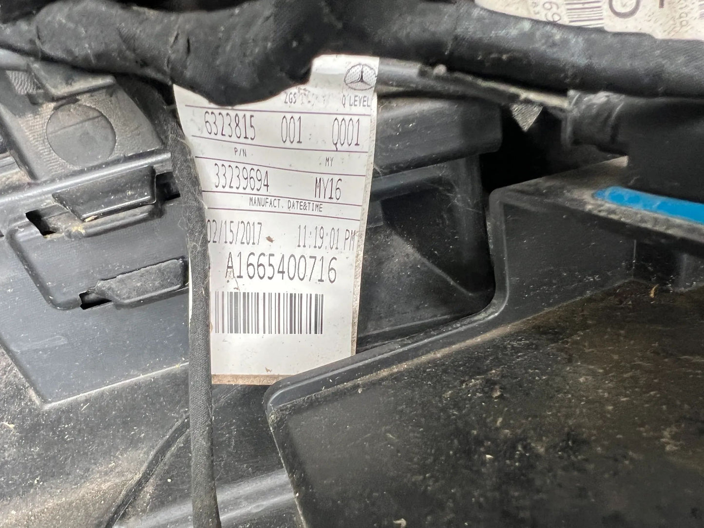 Original Mercedes Benz ML/GLE/GL W166 Stoßstange Stoßfänger vorne 9040 Schwarz