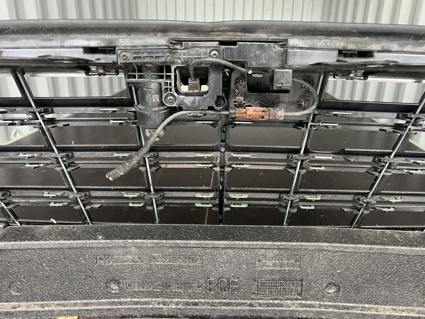 Original Mercedes Benz S-Klasse W222 Stoßstange Stoßfänger vorne 9183 Schwarz NE