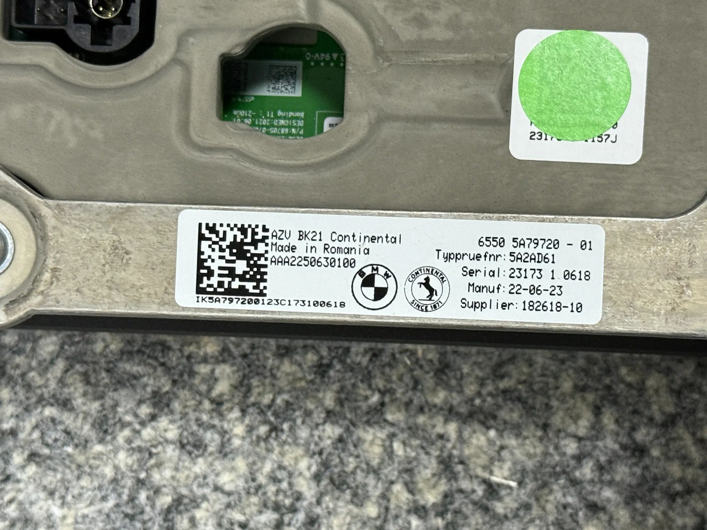 Original BMW 3er G20 Curved Display Panoramadisplay 5A79720 65505A79720 NEU