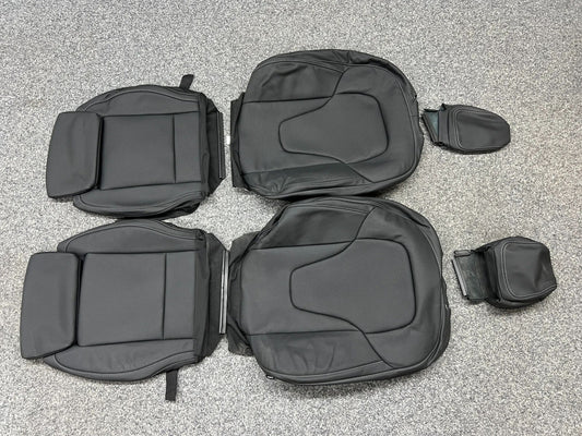 2 X Mercedes-Benz V-Klasse/Vito W447 Sitzbezug Komplett NAPPA-LEDER Schwarz NEU