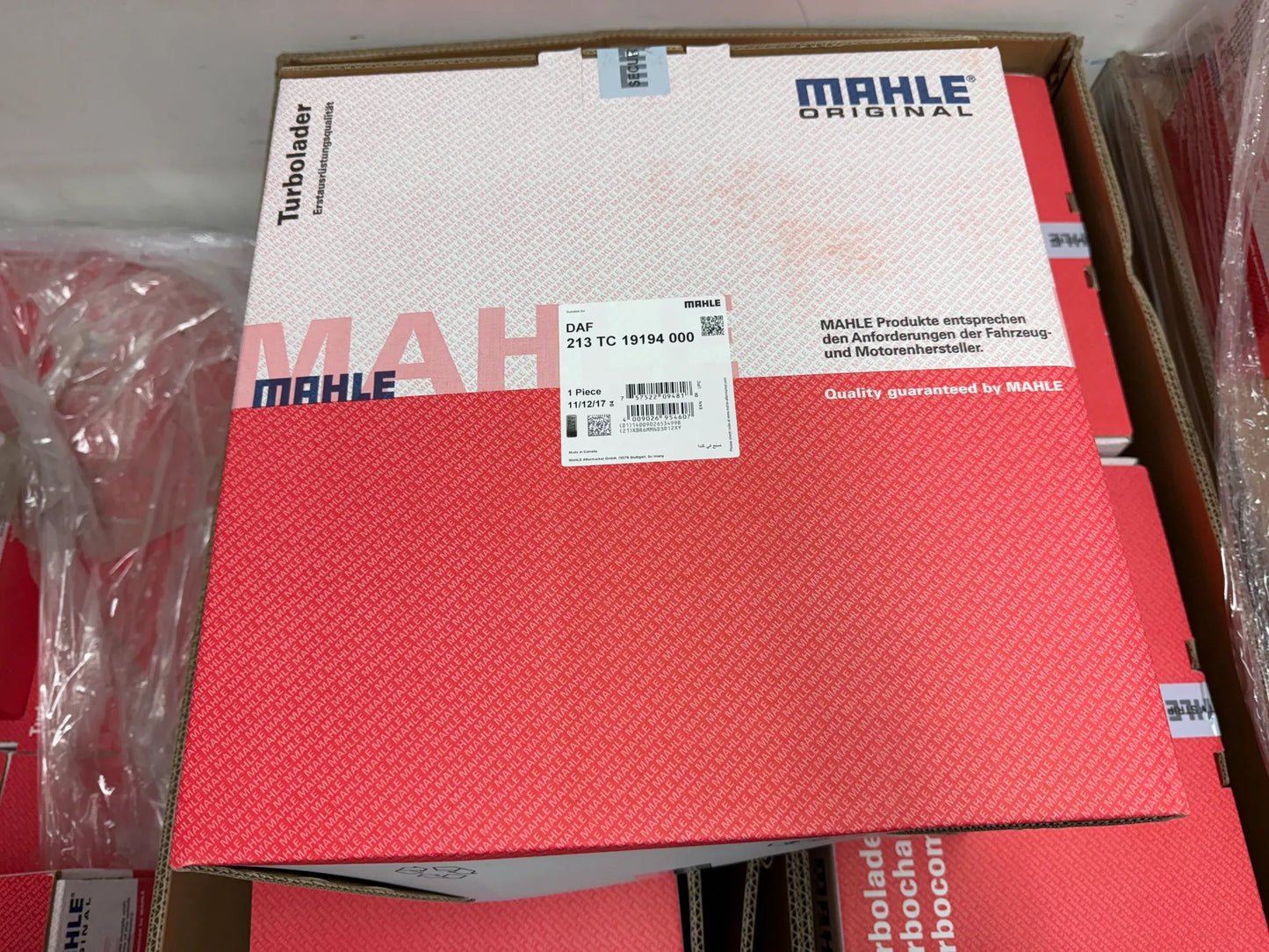 Original Mahle DAF Turbolader 213TC19194000 NEU