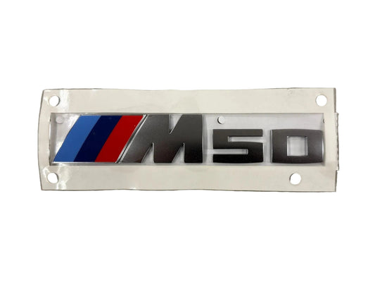 Original BMW Schriftzug Heck M50 Perlglanz 8088385 NEU