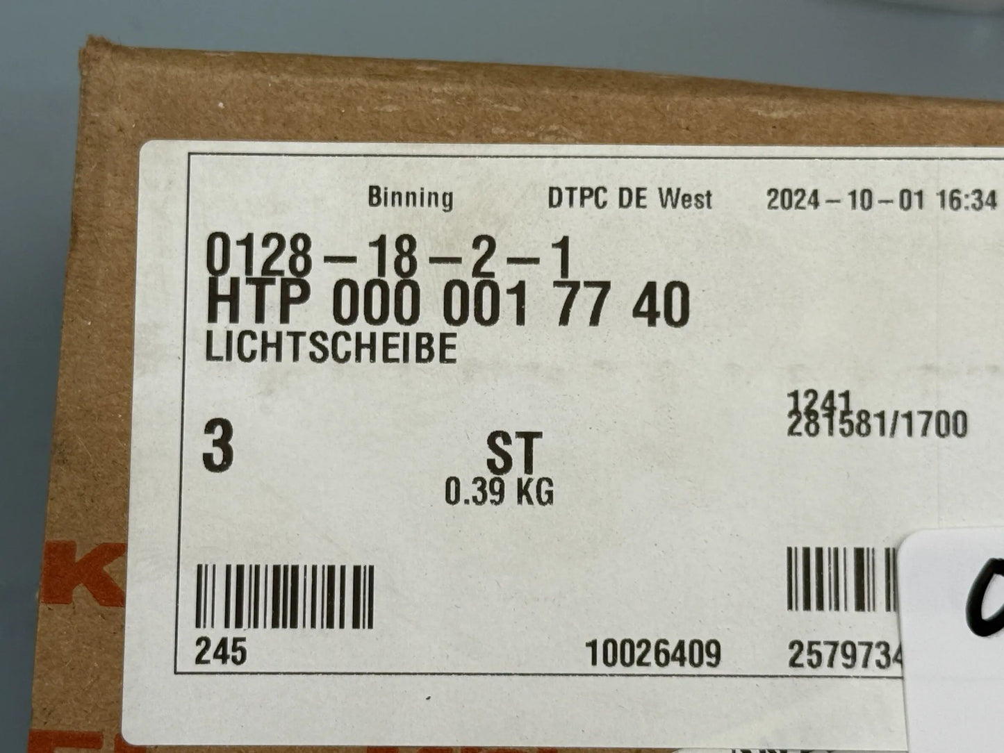 Original Kögel Trailer GmbH Lichtscheibe 135 x 350 KÖGEL Rechts 000.499-00A NEU