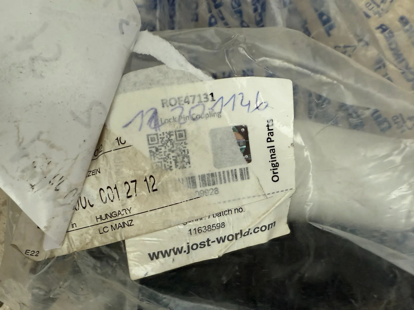 Original JOST-Werke Kupplungsbolzen komplett RO 50E ROE47131 NEU