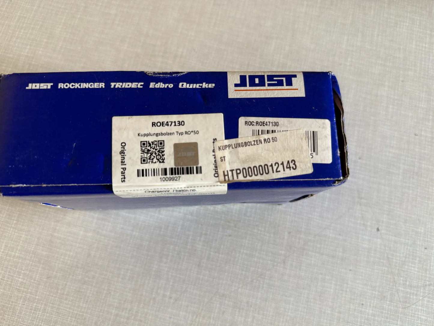 Original JOST-Werke Deutschland GmbH Kupplungsbolzen Typ: RO 50 ROE47130 NEU