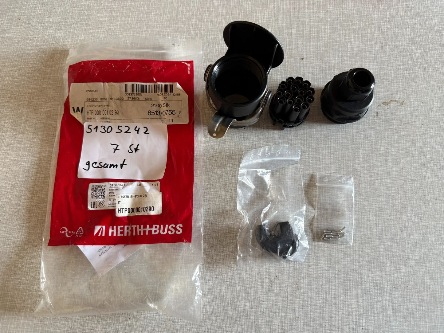 Original Herth+Buss Fahrzeugteile GmbH & Co. KG Anhängerstecker 51305242 NEU