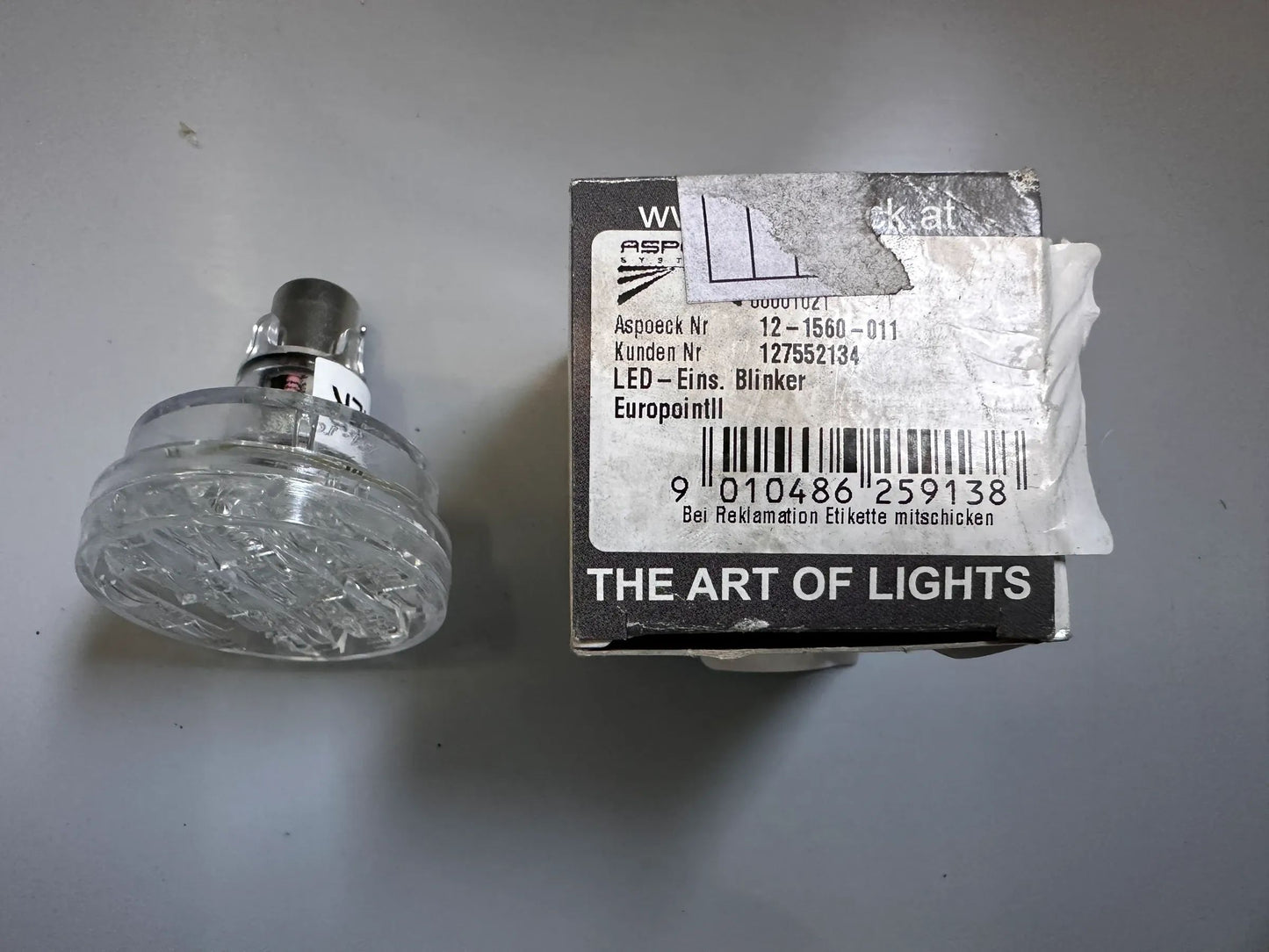 Original Aspöck Systems GmbH Blinklicht 12-1560-011 NEU