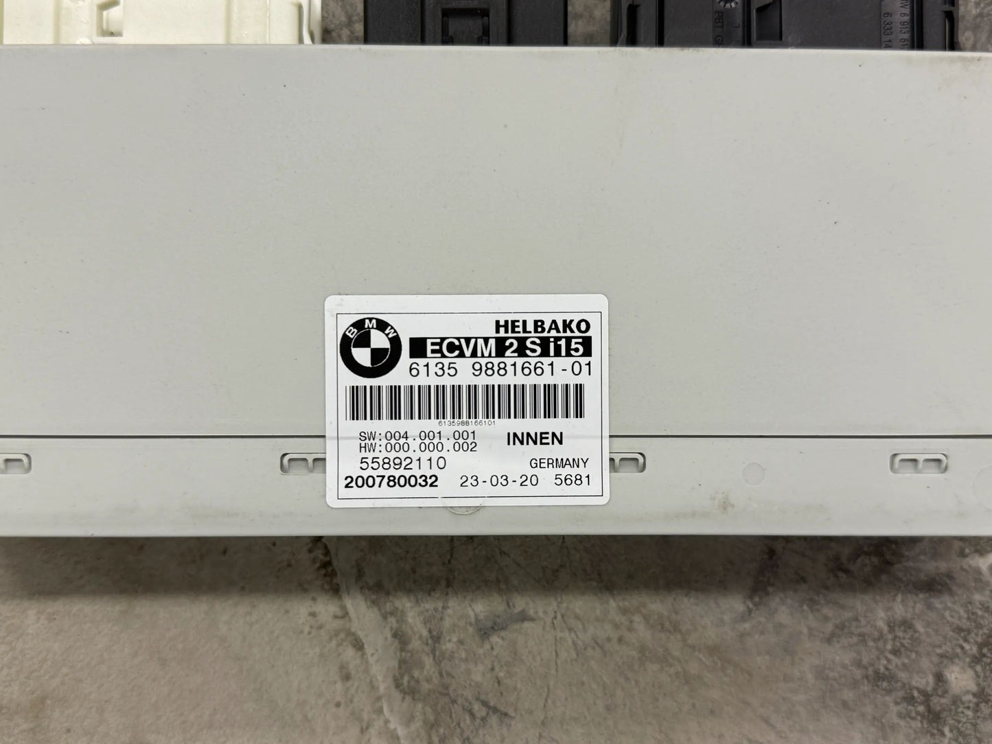 Original BMW i15 i8 Cabrioverdeckmodul (Slave) 9881661 NEU