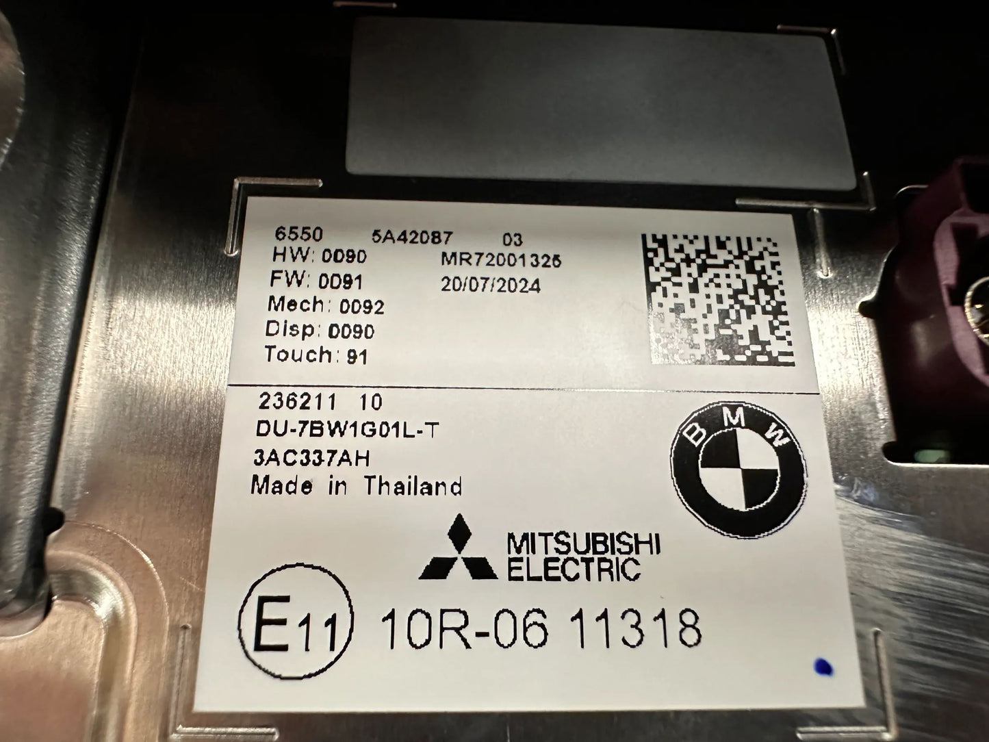 Original BMW X3/X4 CID Display Central Information Display 12,3 Zoll 5A42087 NEU