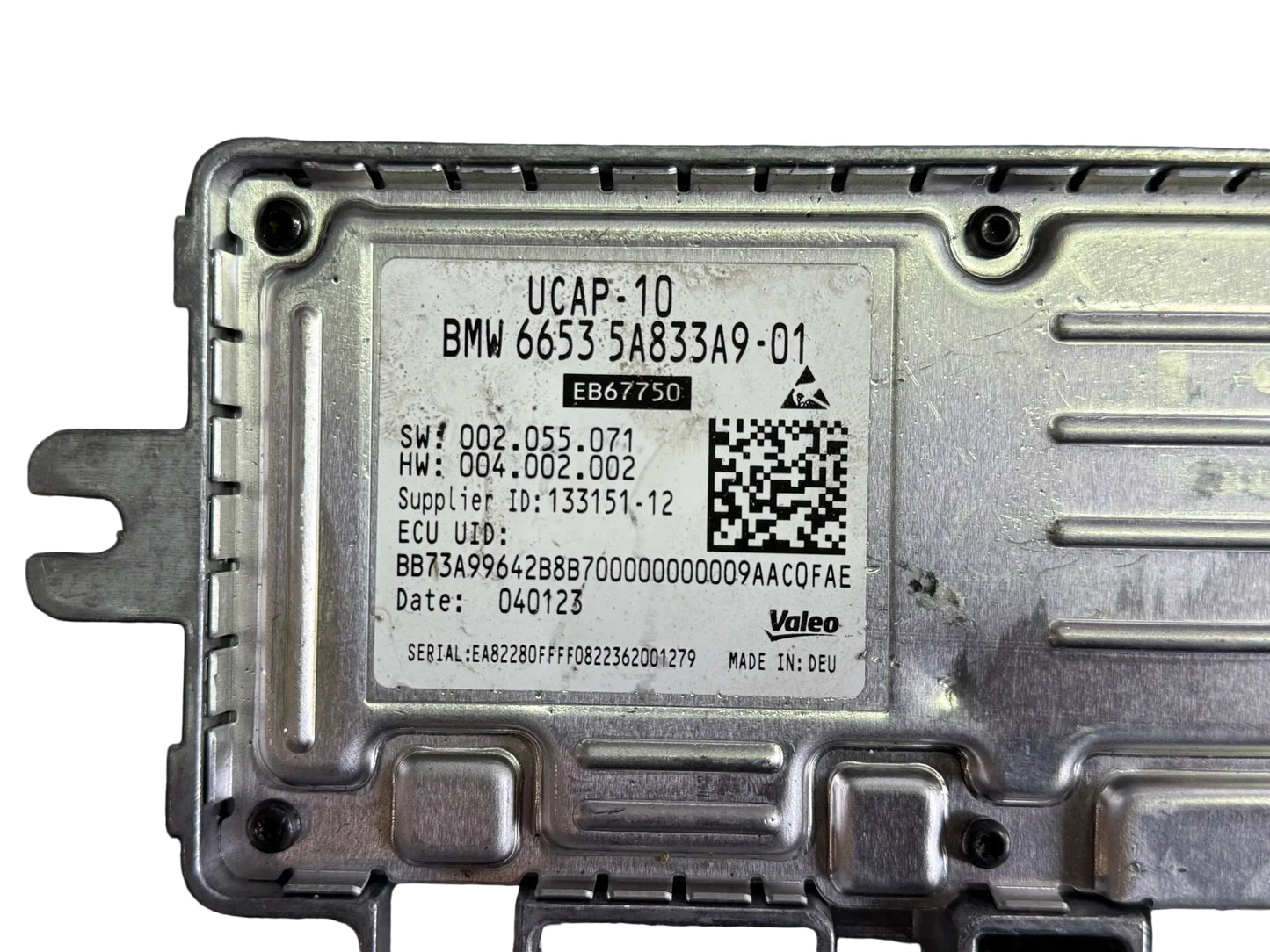 ORIGINAL BMW UCAP-10 Zentrales Assistenz-/Gateway-Steuergerät 5A833A9 NEU
