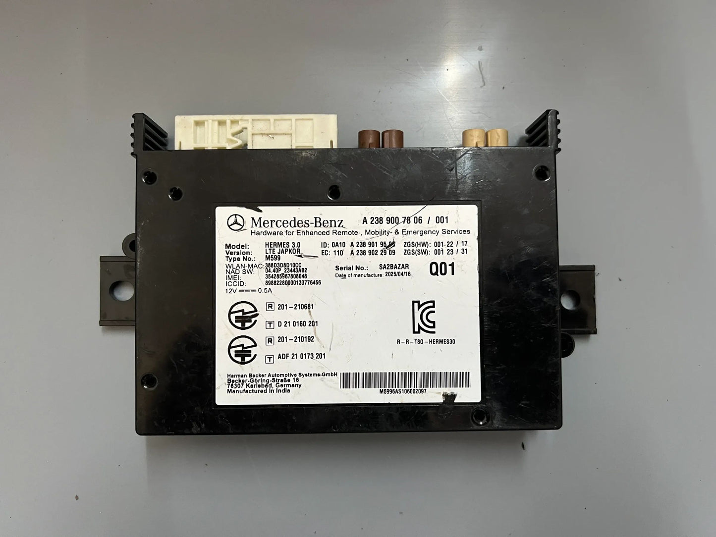 Original Mercedes-Benz Steuergerät Kommunikationsmodul A2389007806 NEU