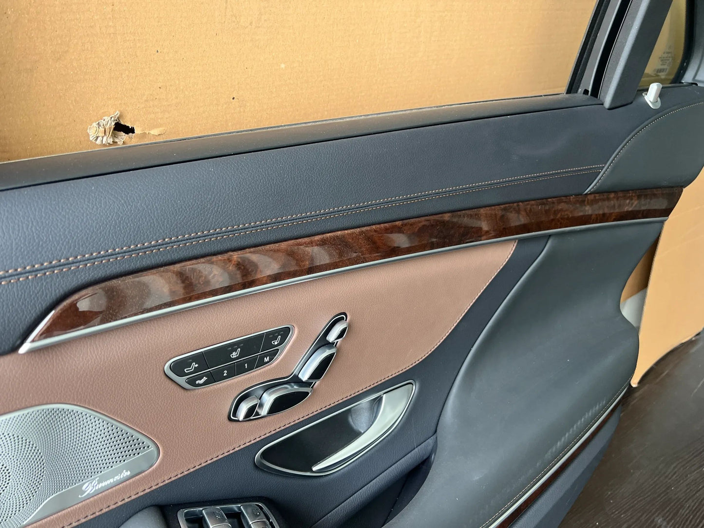 Original Mercedes-Benz S-KLASSE W222 TÜR HINTEN RECHTS 5998 BLAUANTHRAZIT NEU