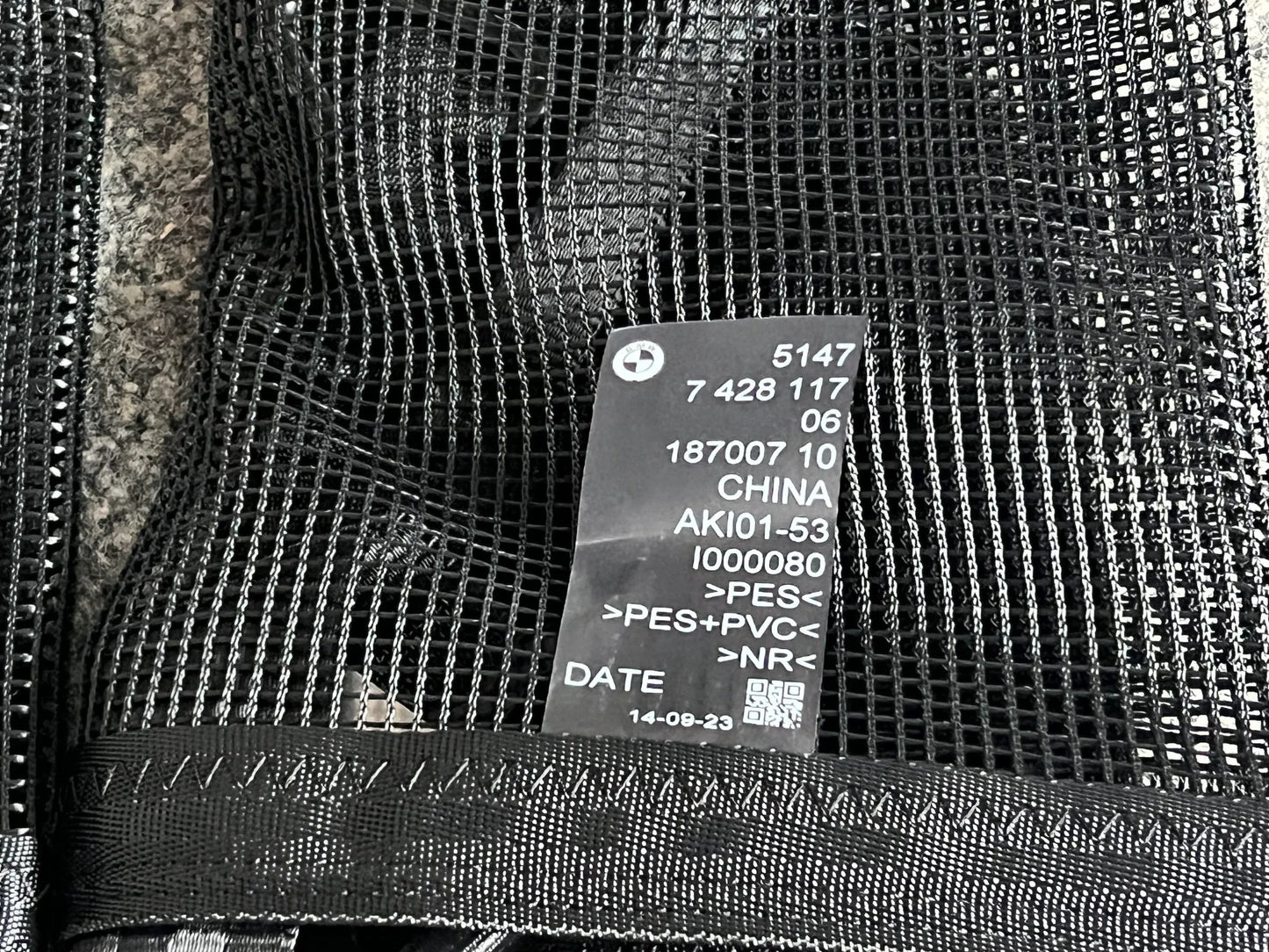 Original BMW Kofferraumabdeckung Trennnetz 9476592 7428117 9476593 NEU