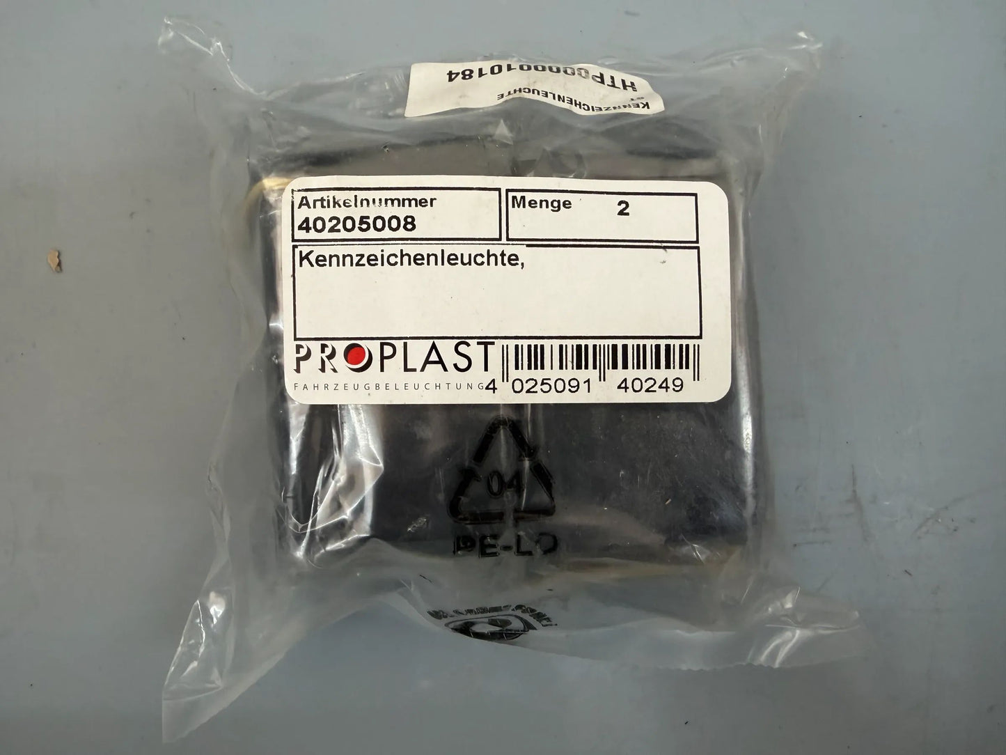 PROPLAST Fahrzeugbeleuchtung GmbH Kennzeichenbeleuchtung 2st 40205008 NEU
