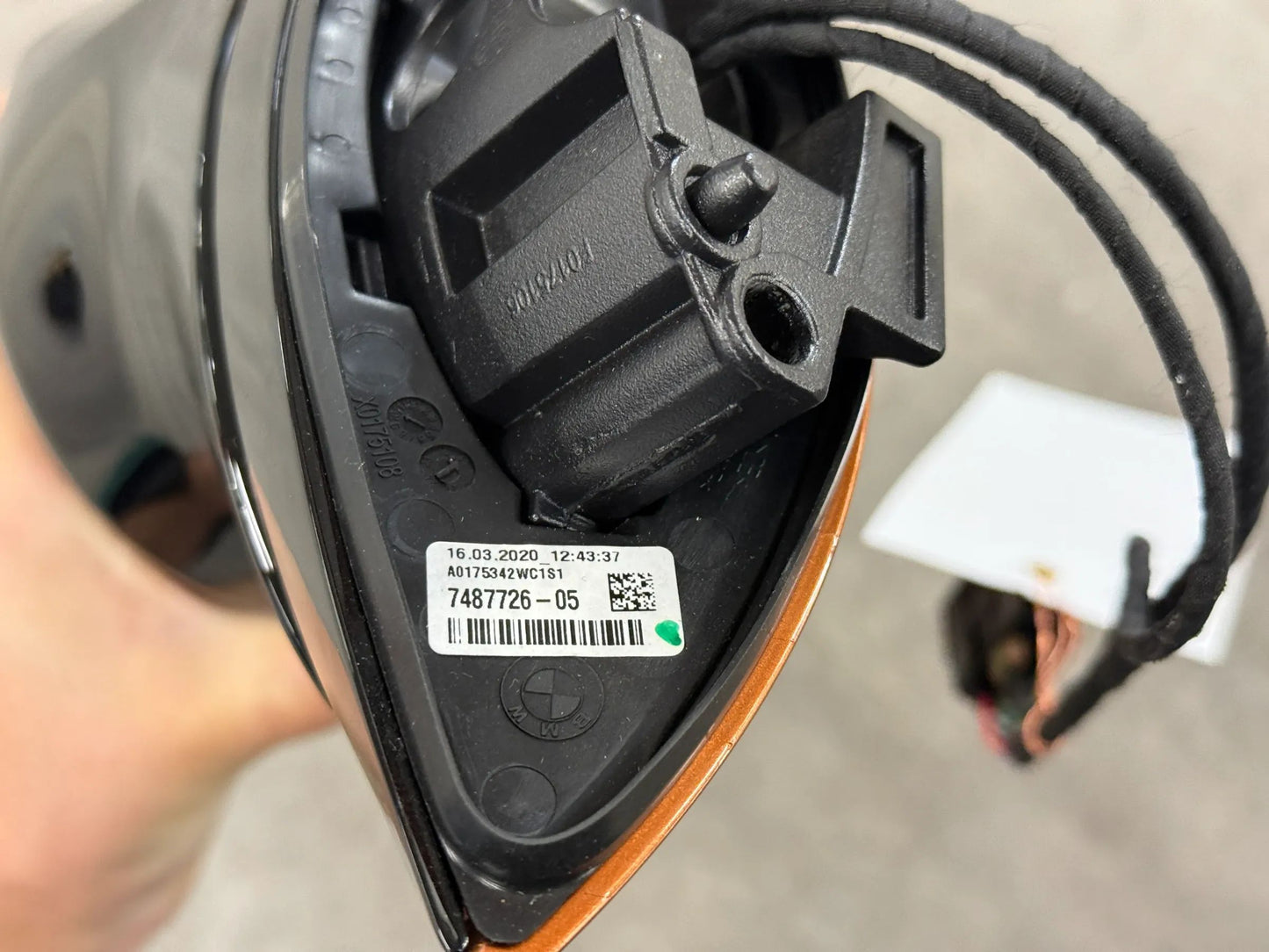 Original BMW i12 i15 i8 Außenspiegel rechts Korea 7487726 NEU