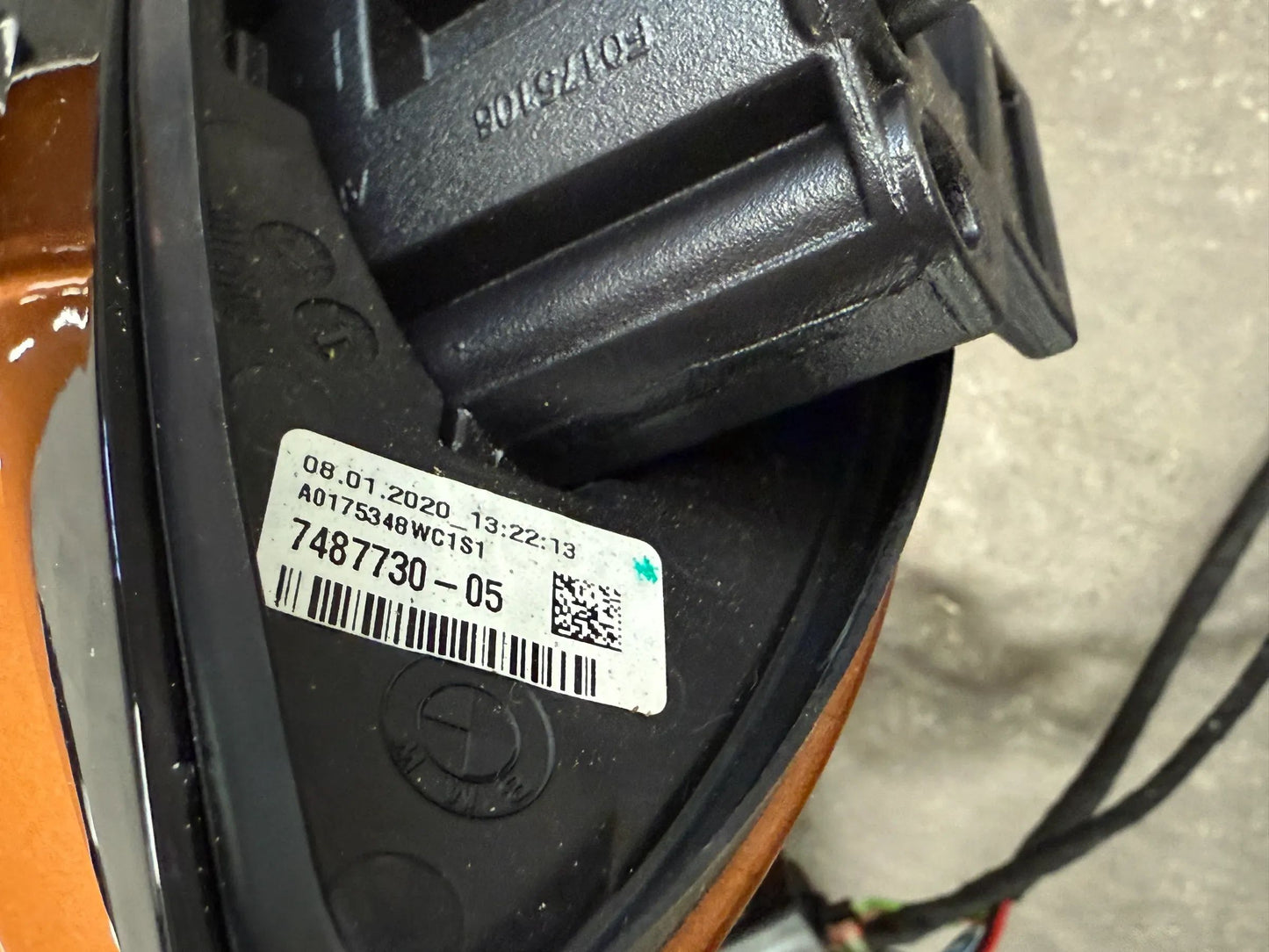 Original BMW i12 i15 i8 Außenspiegel rechts Korea 7487730 NEU