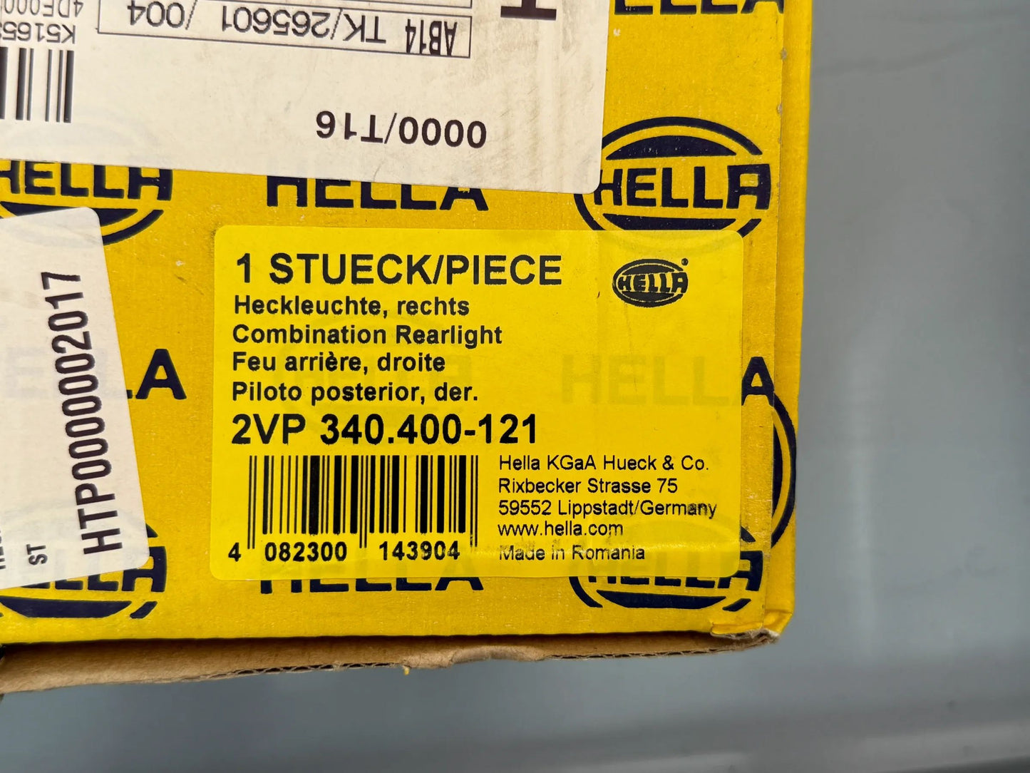 Original Hella Heckleuchte Rechts 2VP 340 400-121 NEU