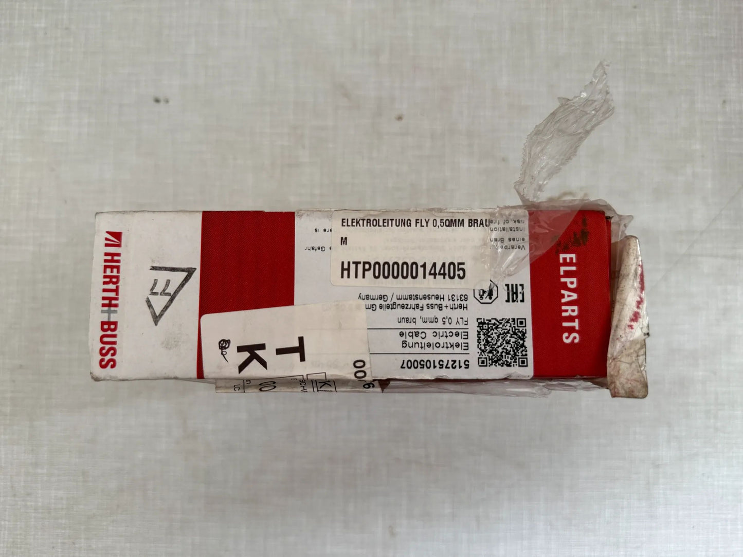 Original Herth+Buss Fahrzeugteile GmbH & Co. KG Elektrokabel 50m 51275105007 NEU