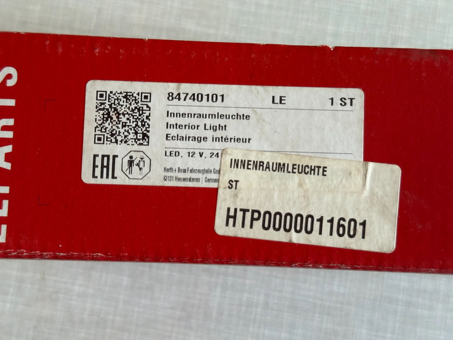 Original Herth+Buss Fahrzeugteile GmbH & Co. KG Innenraumleuchte 84740101 NEU
