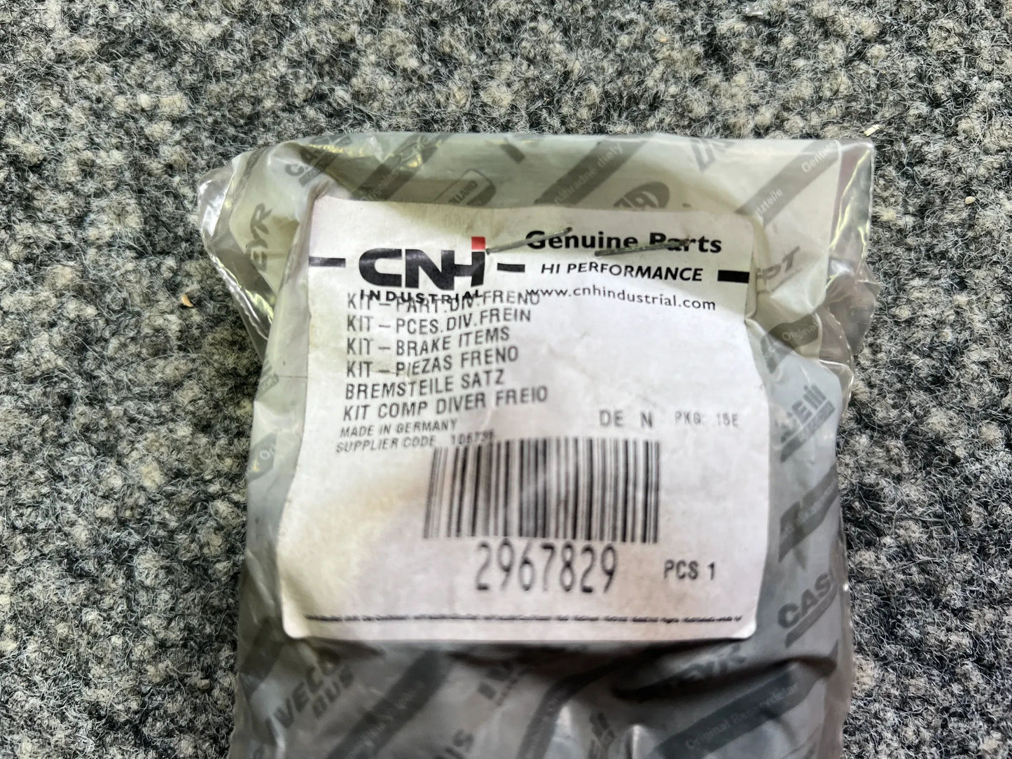 Original Iveco CNH Bremsteile Satz 2967829 NEU