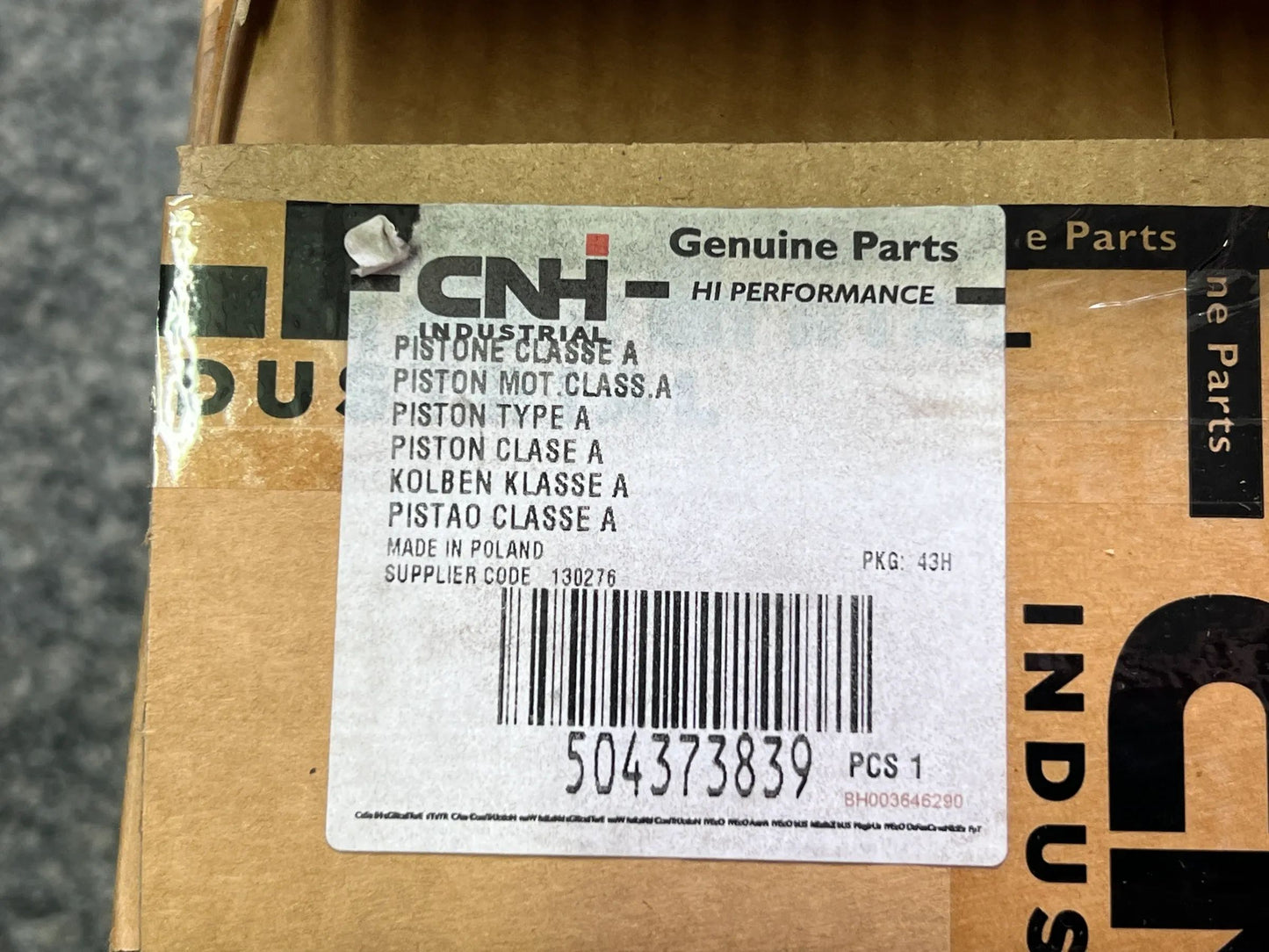 Original Iveco Kolben Klasse A 504373839 NEU