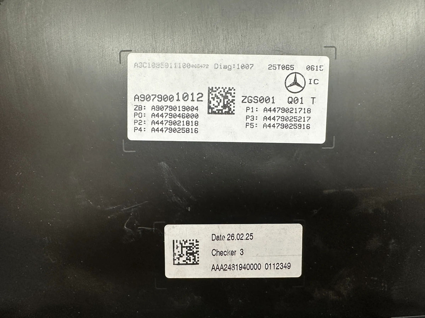 Original Mercedes Benz Sprinter Kombiinstrument / Tachograph A9079001012 NEU