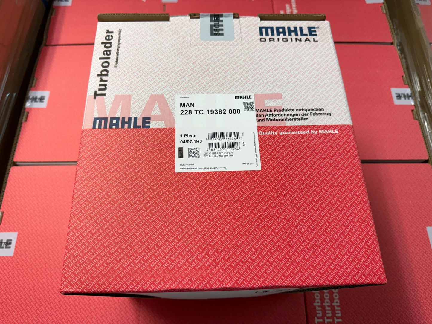 Original Mahle MAN Turbolader 228TC19382000 NEU