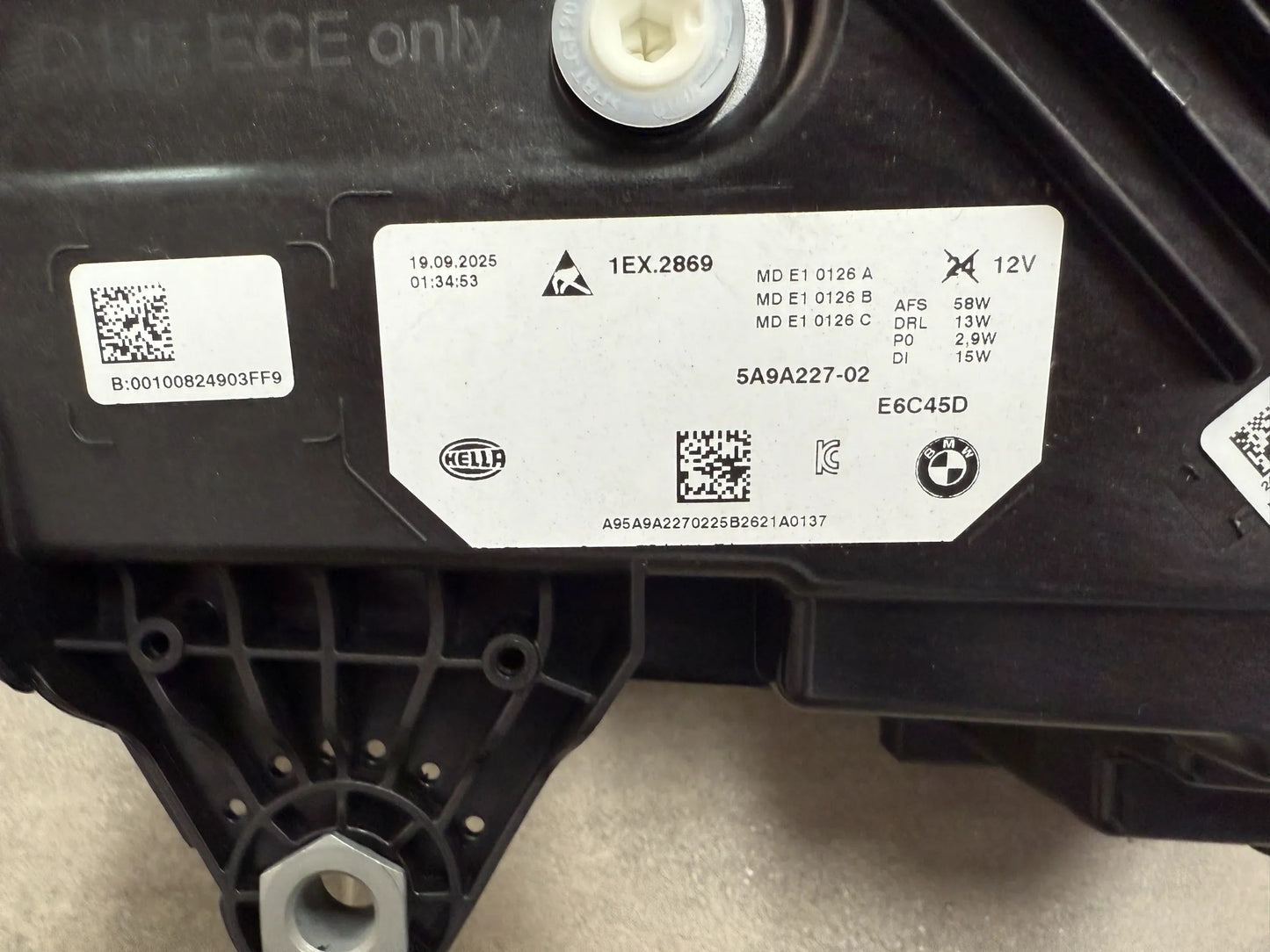 Original BMW X1 U11 LED-Scheinwerfer Links mit Steuergerät 5A9A227 NEU
