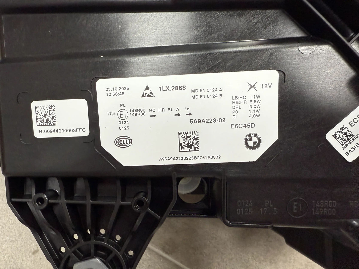 Original BMW X1 U11 LED-Scheinwerfer Links mit Steuergerät 5A9A223 NEU