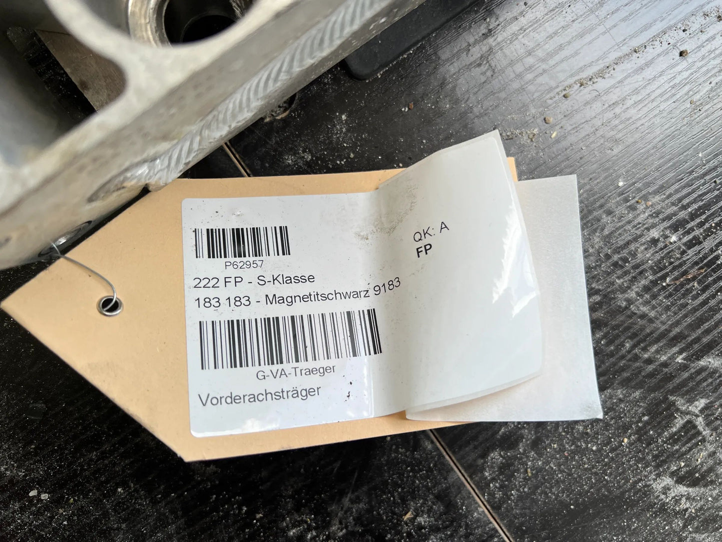 Original Mercedes-Benz S-Klasse W222 Vorderachsträger mit Lenkgetriebe NEU
