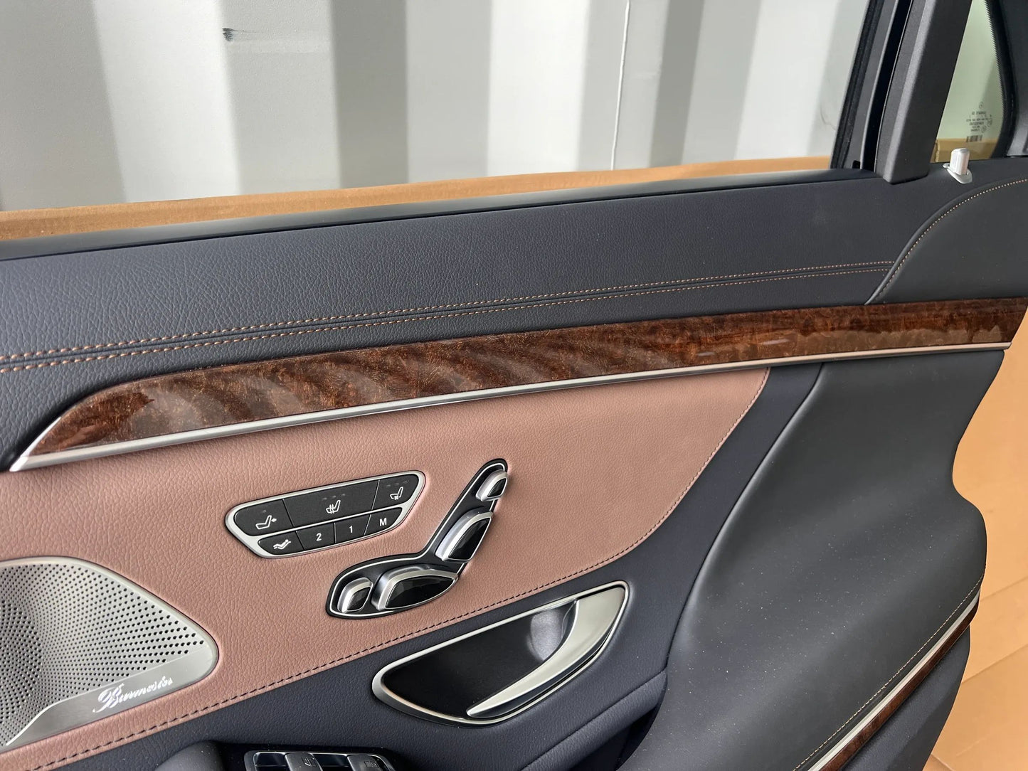 Original Mercedes-Benz S-KLASSE W222 TÜR HINTEN RECHTS 9197 OBSIDIANSCHWARZ NEU
