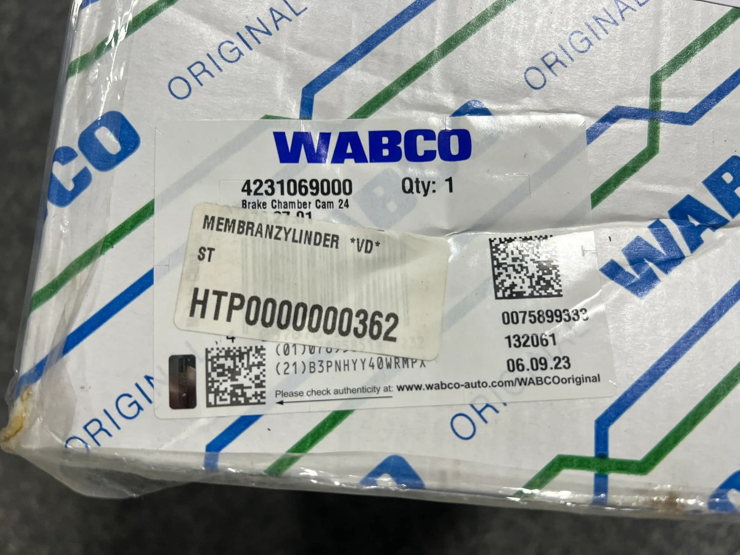 Original WABCO Membranbremszylinder 42310690000 NEU