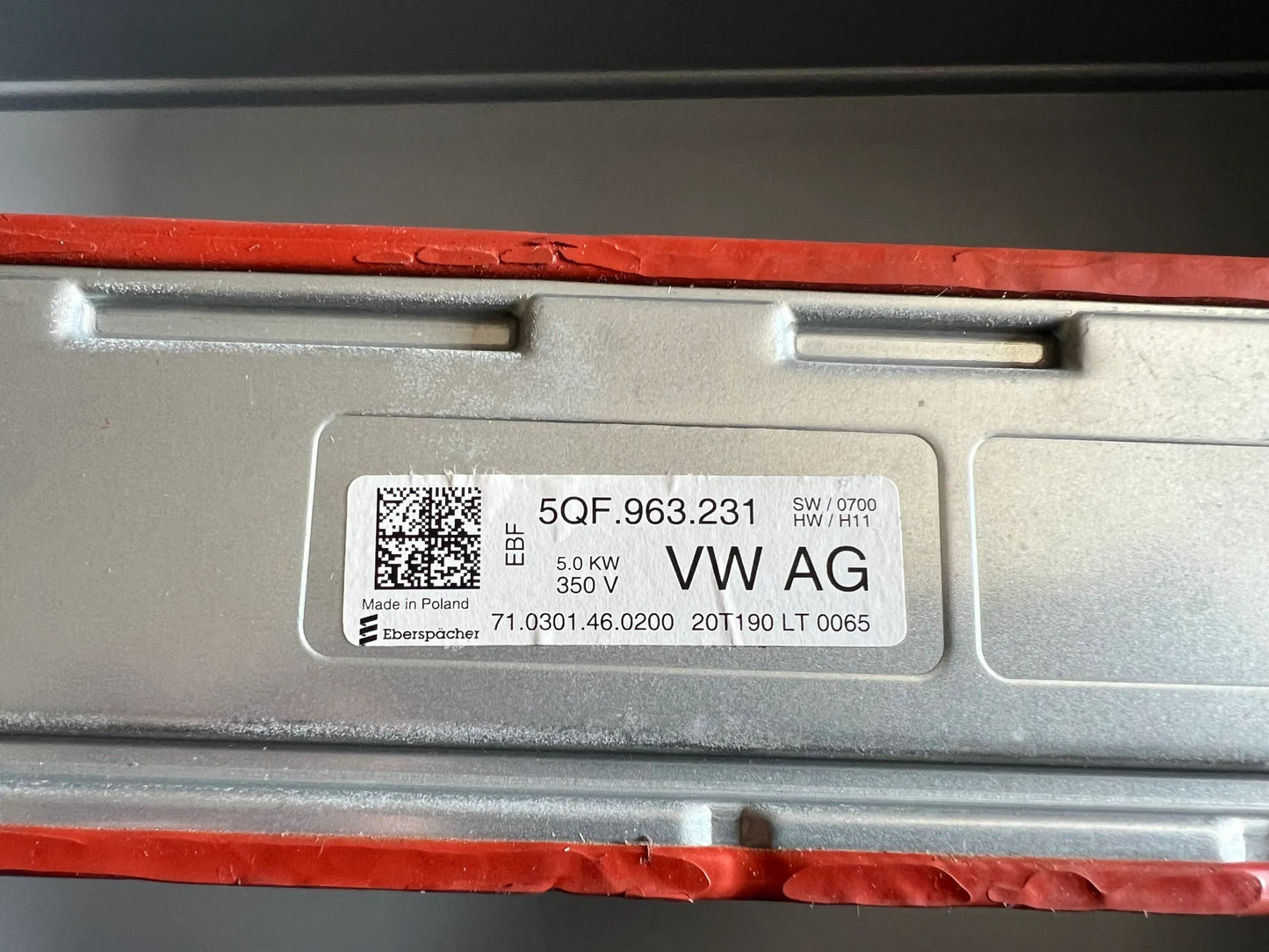 Original VW Hochvoltheizung Heizgerät Zusatzheizung 5QF963231 NEU