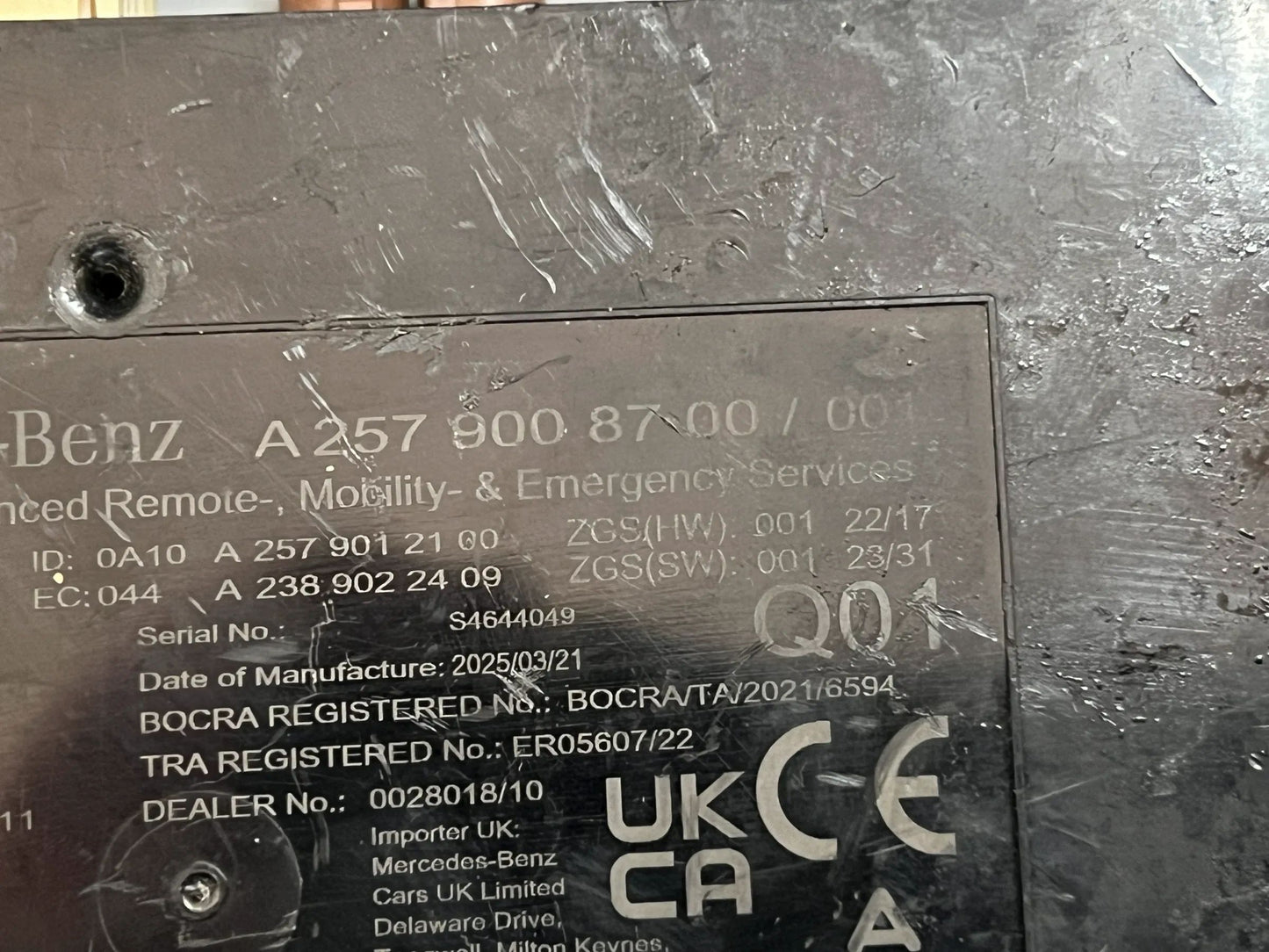 Original Mercedes-Benz Steuergerät A2579008700 NEU