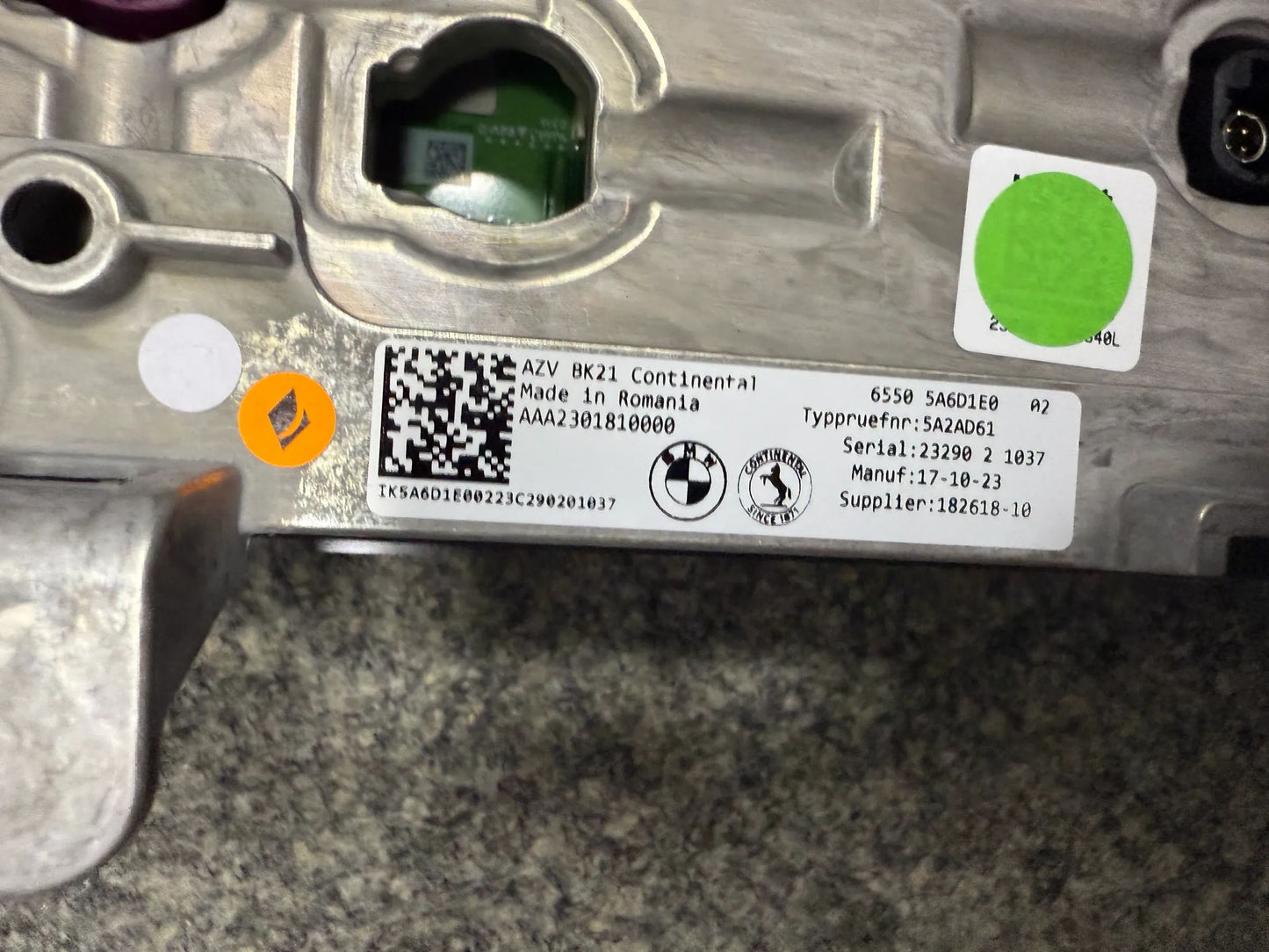 Original BMW Curved Display Panoramadisplay 5A6D1E0 65505A6D1E0 NEU