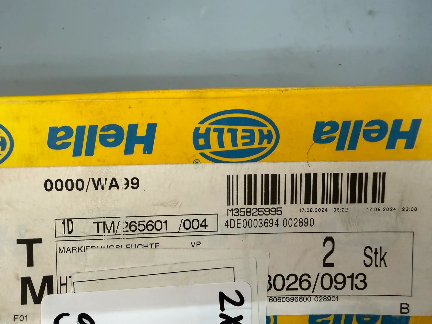Original Hella Umrissleuchte 2ST 2XS 955 260-001 NEU