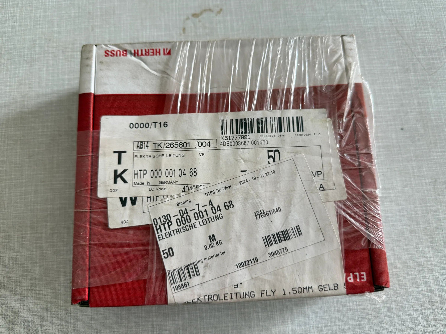 Original Herth+Buss Fahrzeugteile GmbH & Co. KG Elektrokabel 50m 51275108002 NEU