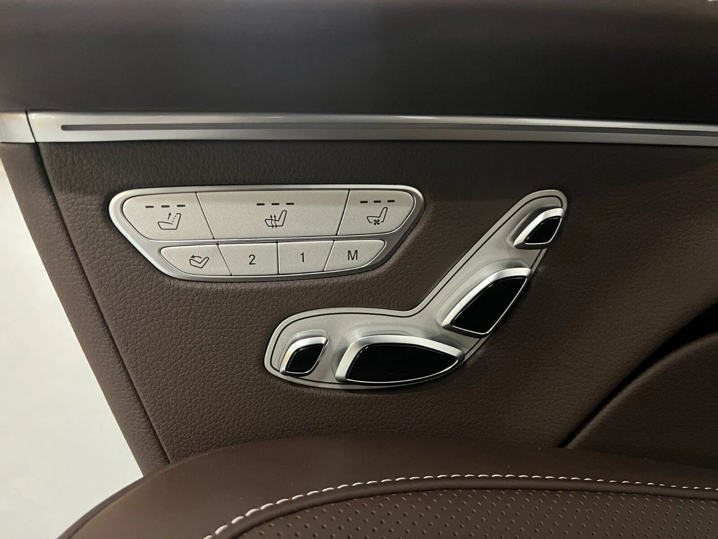 2 X ORIGINAL Mercedes Benz W447 V-Klasse LUXUS-SITZ NAPPA-LEDER BRAUN ELEKTRISCH