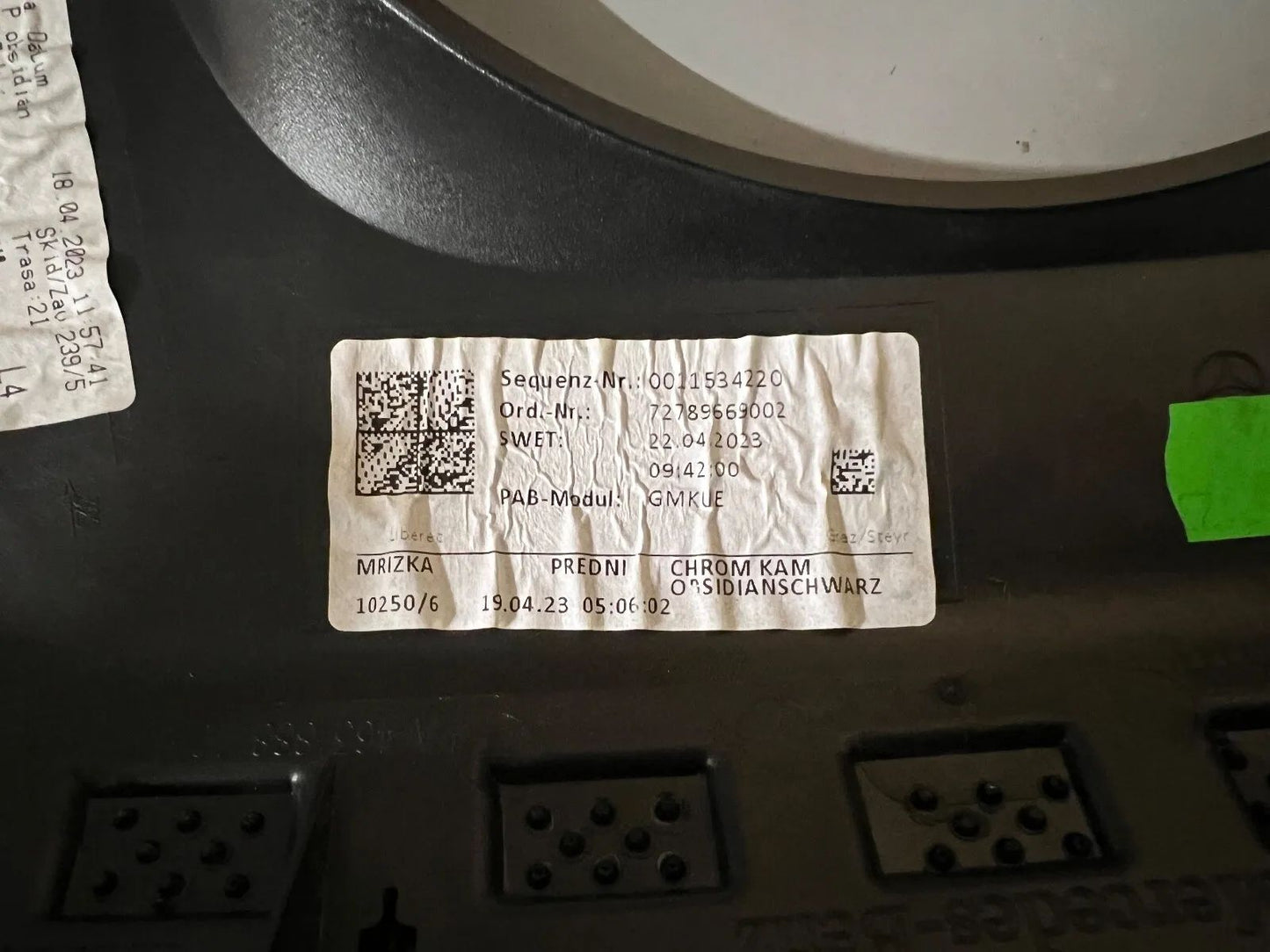 ORIGINAL Mercedes Benz G-Klasse W463 Kühlerverkleidung A4638804202/A4638804402