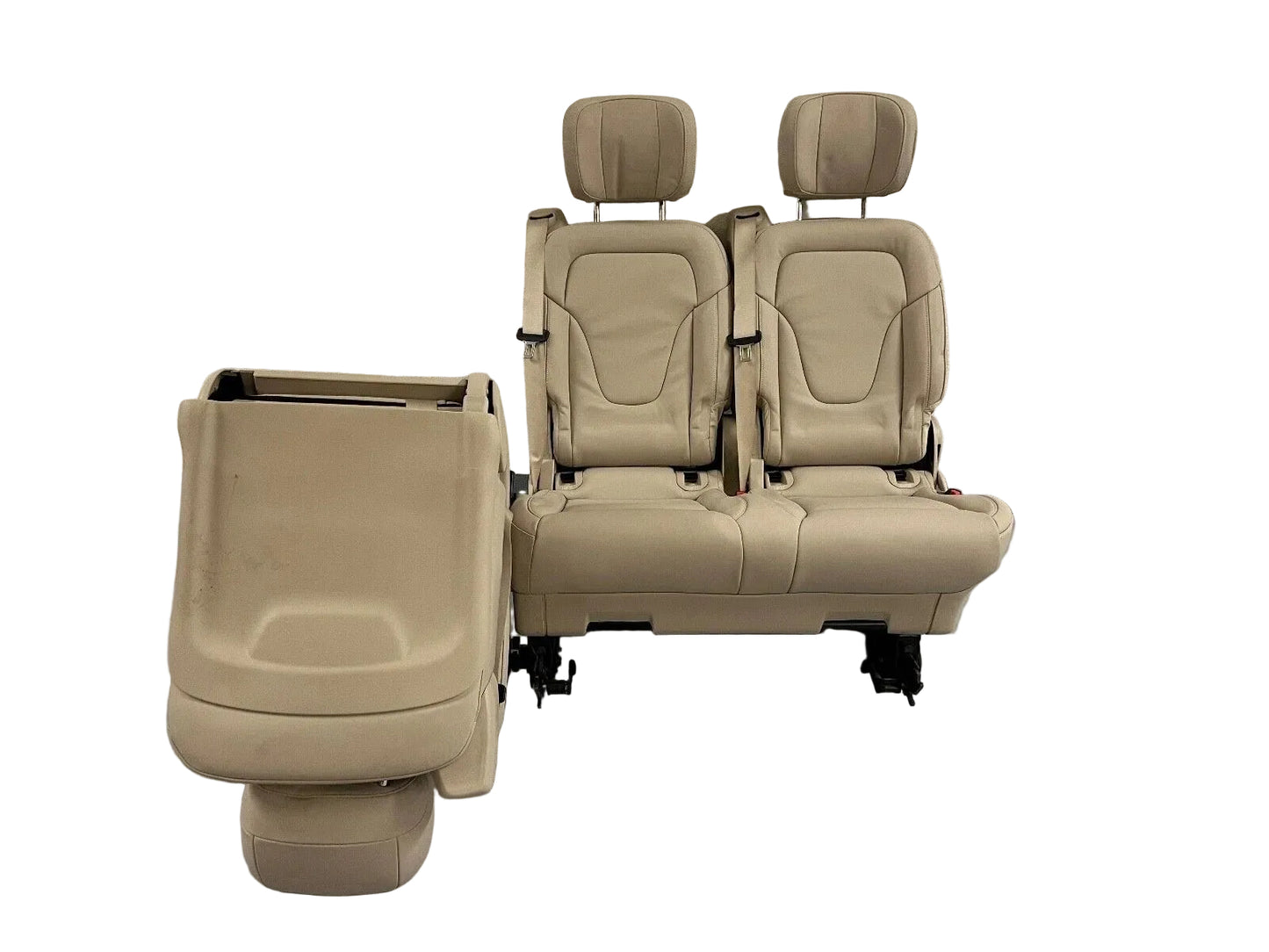 ORIGINAL Mercedes Benz W447/W448 V-Klasse/Vito 3er Sitzbank NAPPA-LEDER Beige