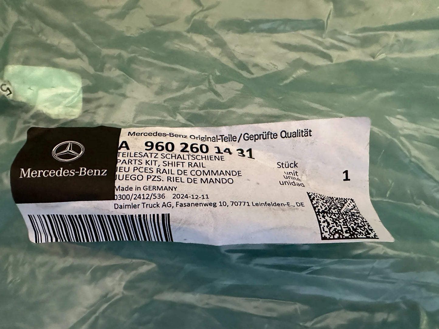 Original Mercedes-Benz Teilesatz Schaltschiene  A9602601431 NEU