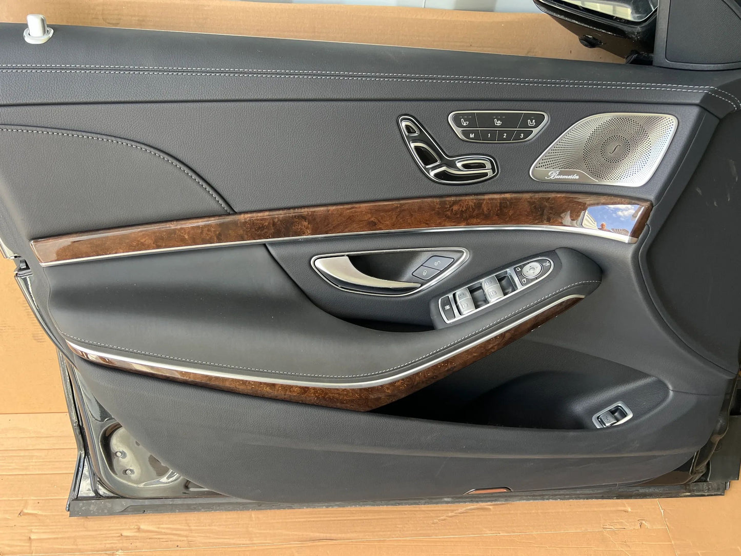 Original Mercedes-Benz S-KLASSE W222 TÜR VORNE LINKS 9183 MAGNETITSCHWARZ NEU
