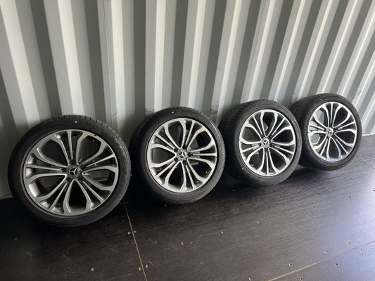 4 X MERCEDES BENZ S-KLASSE 217 19 ZOLL 9.5J ET43.5 A2174010302 RAD BRIDGESTONE