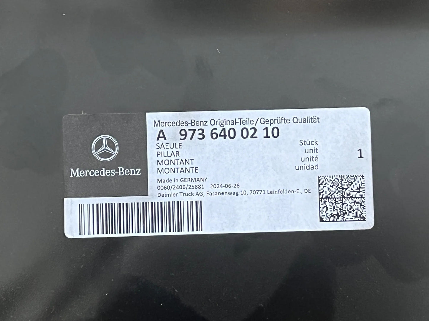 Original Mercedes-Benz Säule A9736400210 NEU
