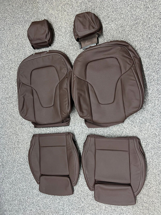 2 X Mercedes-Benz V-Klasse/Vito W447 Sitzbezug Komplett NAPPA-LEDER BRAUN NEU