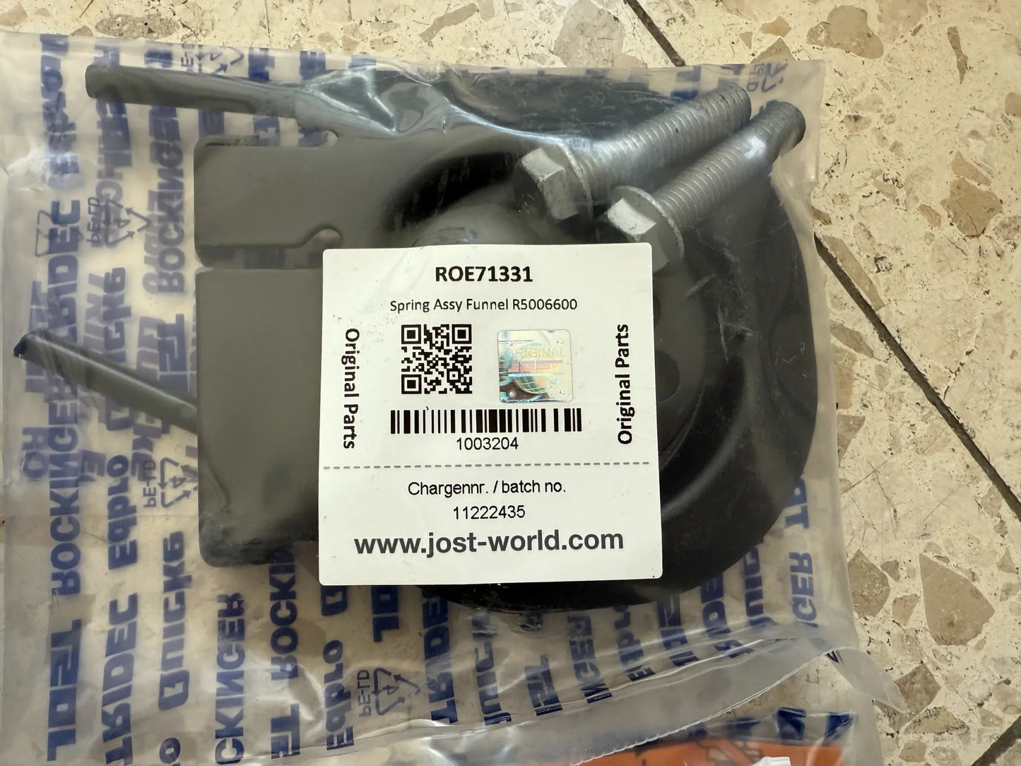Original JOST ROCKINGER Reparatursatz für Baureihe RO 50 - ROE71805 NEU