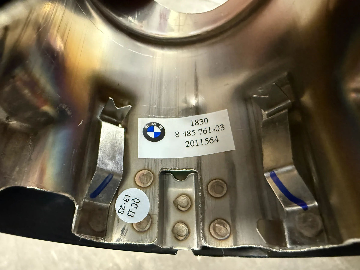 Original BMW 2/3/4er Endrohrblende schwarzchrom Auspuff 8485761 NEU