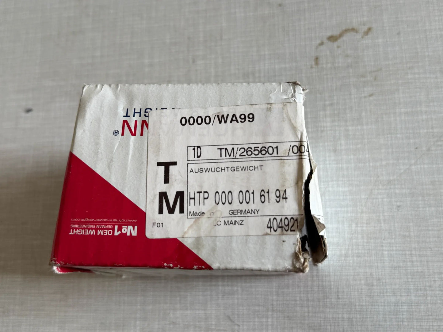 Original WEGMANN automotive GmbH Klebegewicht Typ 551, 125g, Blei, Silber 10st
