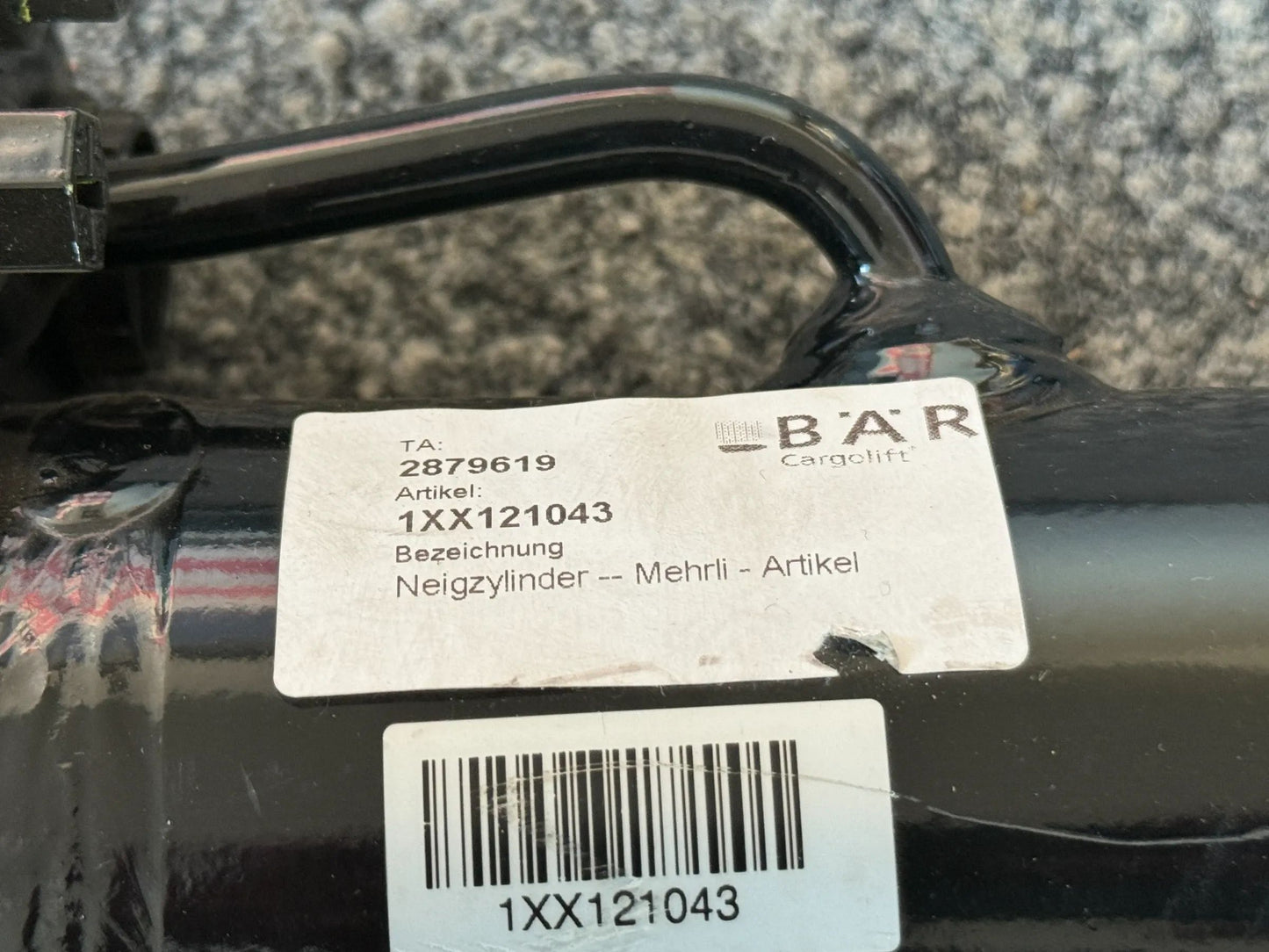 Original BÄR Cargolift Neigzylinder 1XX121043 NEU