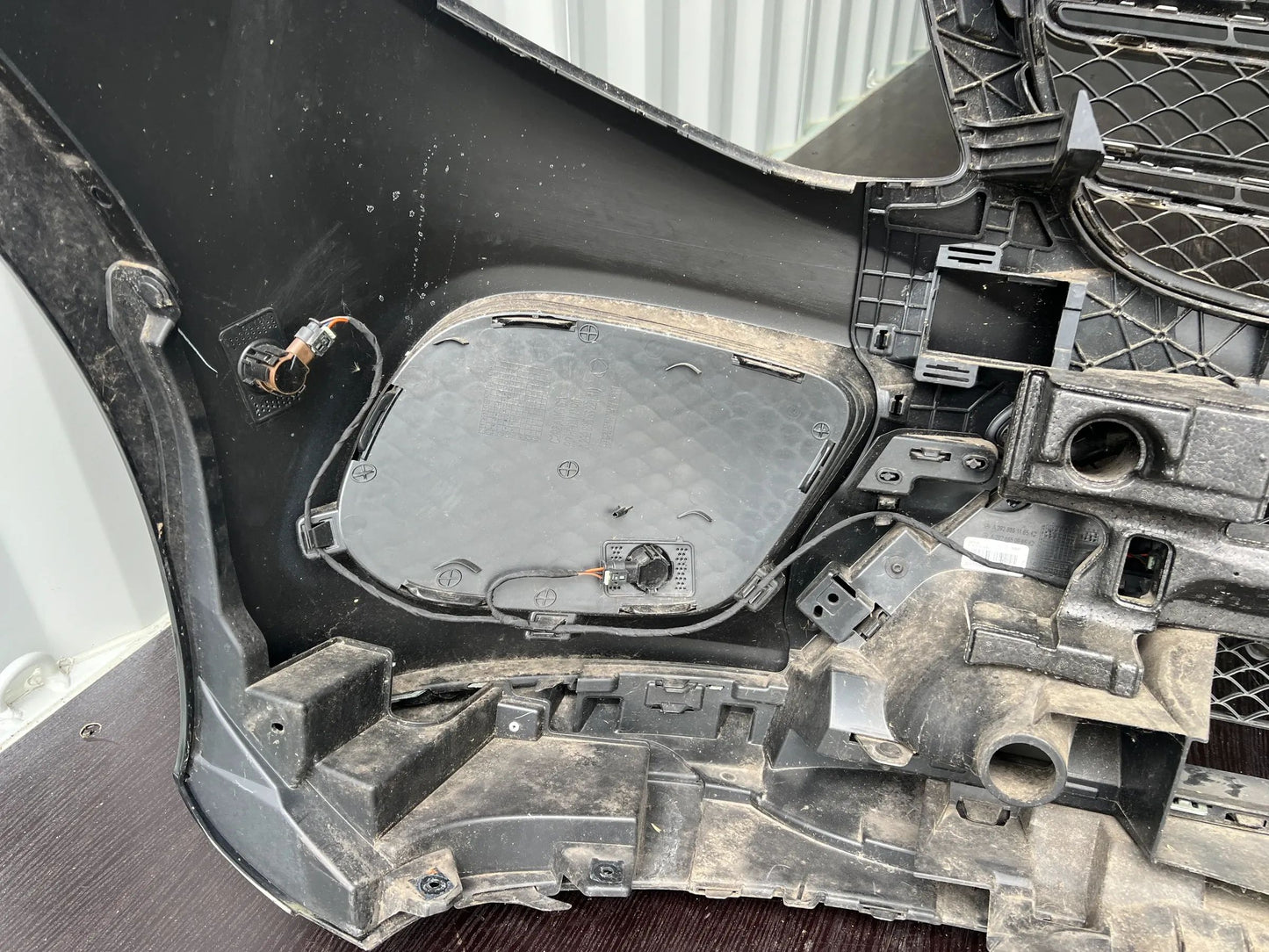 Original Mercedes Benz ML/GLE/GL W166 Stoßstange Stoßfänger vorne 9040 Schwarz